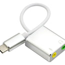 Adaptador De Sonido Tipo C - Plug Microfono- Plug Audifonos