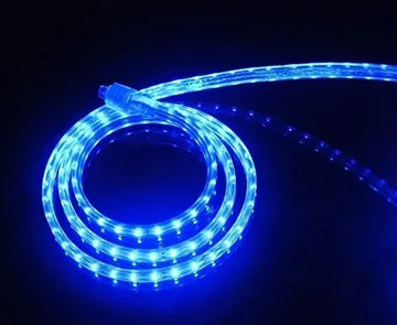 Manguera Led 3 Vias Luces Navideñas 30mt Azul