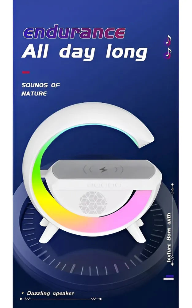 Parlante Genérica BT-2301 portátil con bluetooth blanca