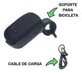 Parlante Bluetooth Bafle Portátil Bocina Para Bicicleta Gris Oscuro
