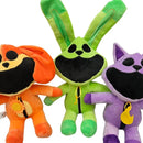 1 Pieza De Peluche De Animal Pequeño Sonriente, Conejo Verde Color Hoppy Hopscotch