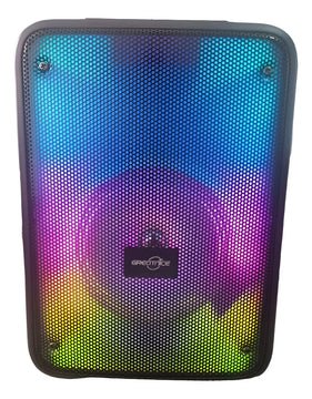 Parlante Torre Cabina Sonido Bluetooth Usb Tf Mic Recargable Negro