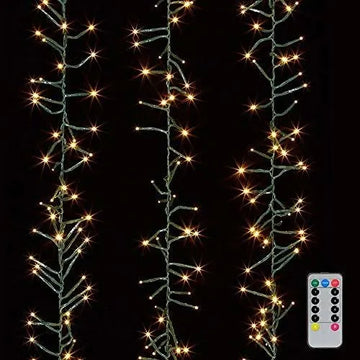 Cluster De Navidad Guirnalda De Luces Funciona Con Pilas 15