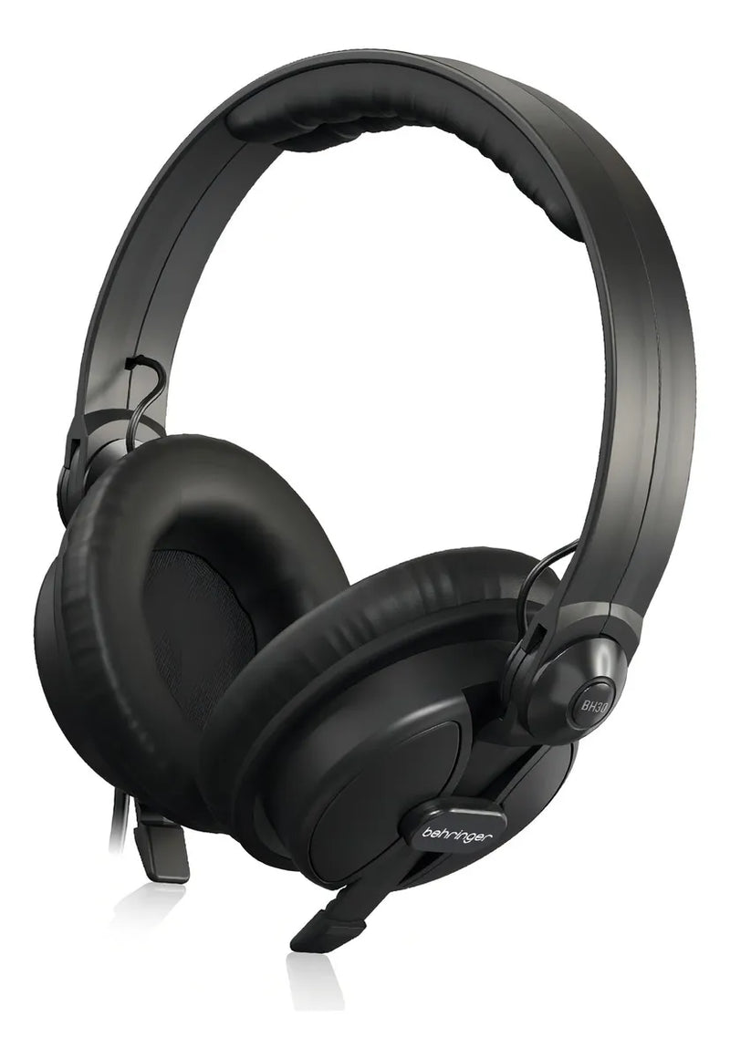Auriculares Dj Behringer Bh30 Negros Color Negro