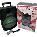 Parlante 8 Bluetooth Fm Entrada Microfono Cabina Next Y9 Color Negro 5vec