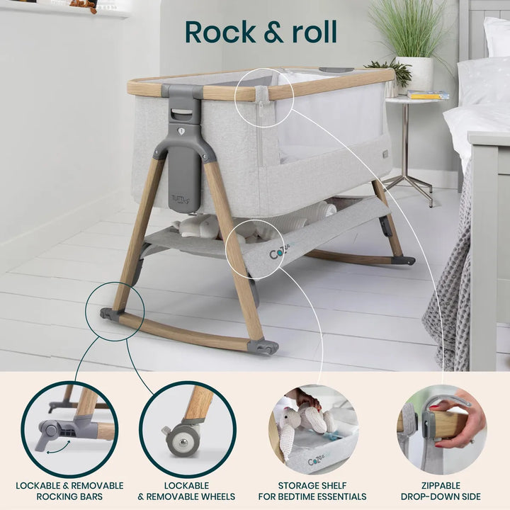 Moisés Air Para Bebé Plegable Con Colchón 0-6 Meses Plateado