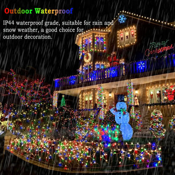 Luces Navidenas Led, 300 Luces, Ilumina Tu Hogar Con Estilo