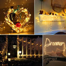 Luces Extensión Micro Led Alambre 100 Leds 10 Metros Blanco