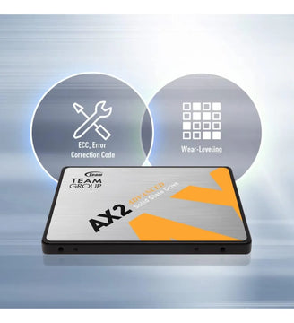 Unidad De Estado Solido De 1 Tera Sata Teamgroup Ax2 Naranja