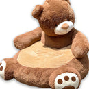 Puff Silla Peluche Oso Gigante 100x90cm