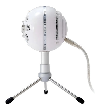 Micrófono Blue Snowball Ice Condensador Cardioide color blancoS