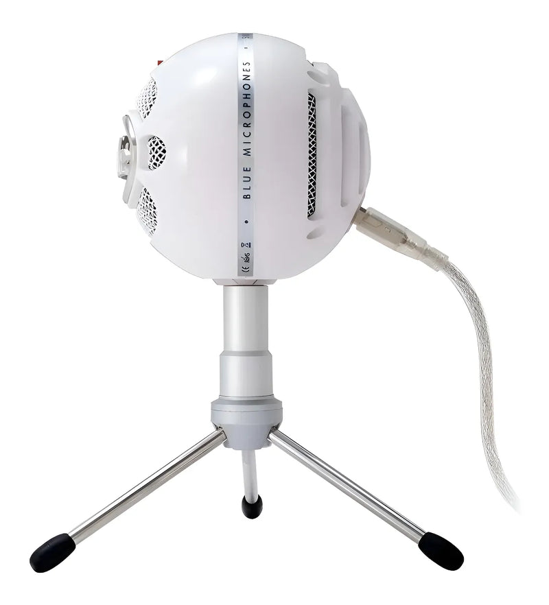 Micrófono Blue Snowball Ice Condensador Cardioide color blancoS