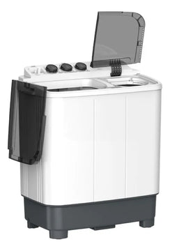 Lavadora Midea Twin Force Carga Superior 10.1kg Blanca
