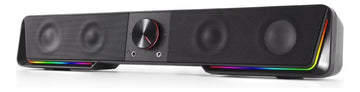 Altavoz Redragon Darknets Gs570 Rgb con barra de sonido, color negro