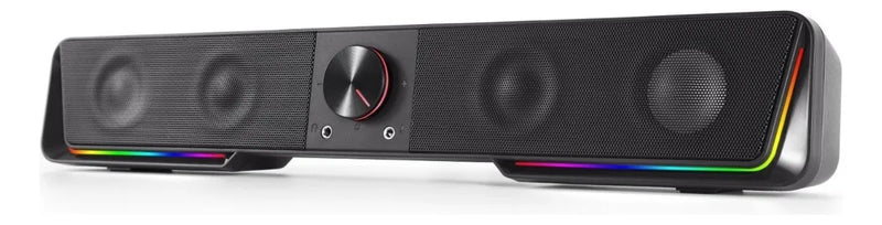 Altavoz Redragon Darknets Gs570 Rgb con barra de sonido, color negro
