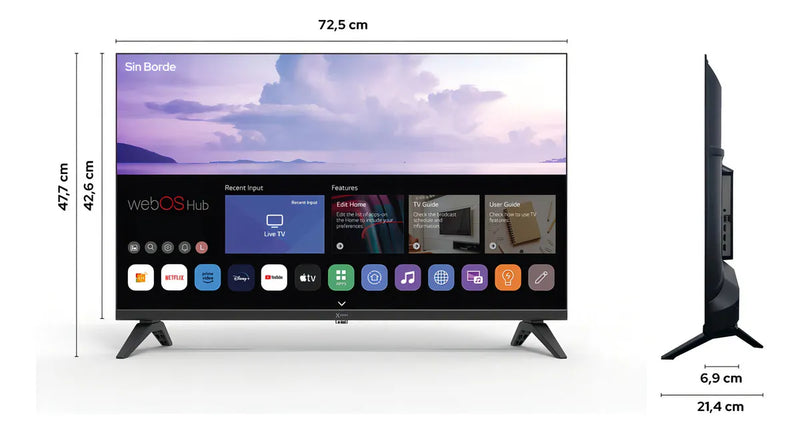 Televisor Xkim 32 X3210hdw Smart Tv Web Os