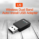 Adaptador Inalámbrico Wifi 2,4g/5g Tenda U9 Dualband Ac