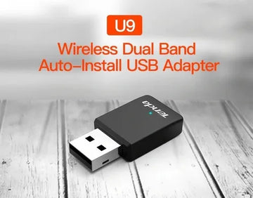Adaptador Inalámbrico Wifi 2,4g/5g Tenda U9 Dualband Ac