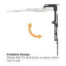 Soporte De Techo Retractil 23 A 55 Color Negro