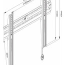 Soporte North Bayou D2-f De Pared - Tv/monitor De 32 A 55 Co Color Negro