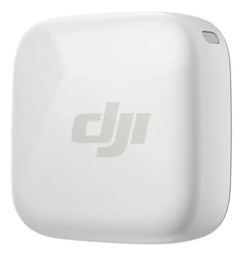 Mini transmisor Dji Mic con clip para micrófono Bluetooth, color blanco