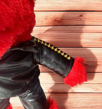 Peluche Aurelio Cheveroni - Rockero 40 Cms Traje Negro Traje Negro - Rock