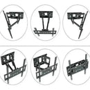 Soporte De Tv Pared Doble Brazo Articulado 32 -70 60 K Vesa Negro