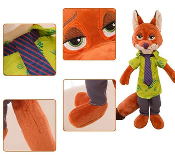 Juguete Zorro Nick Zootopia Para Niños Naranja Y Verde