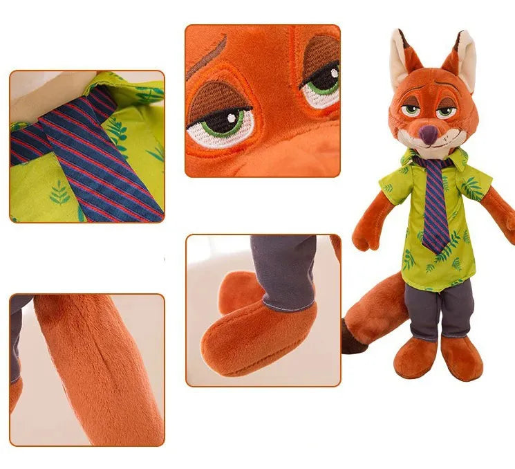 Juguete Zorro Nick Zootopia Para Niños Naranja Y Verde