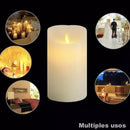 Vela Decoración Navidad Luz Led 10x5 Cm Movimiento Velas