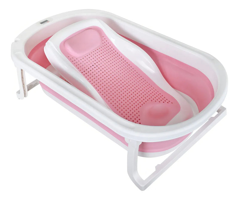 Bañera Bebe Plegable Portatil Wanda Happy Baby Color Rosa