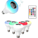 Bombillo Parlante Led Bluetooth Multicolor Rgb + Control Pot Color Blanco