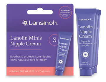 Crema Pezones Anti Grietas Lanolina Lansinoh Tubo 7gr 3 Unds Única