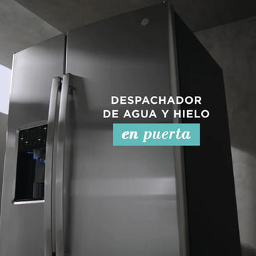 Nevera Mabe Refrigeración PQL22LEKFSS color inox con capacidad de 615L