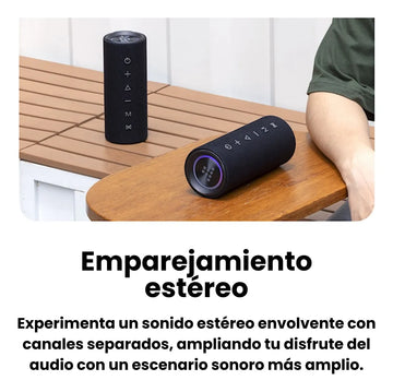 Tronsmart Mirtune C2 Parlante Bluetooth 24w Ipx7 Bt 5.3 Color Negro