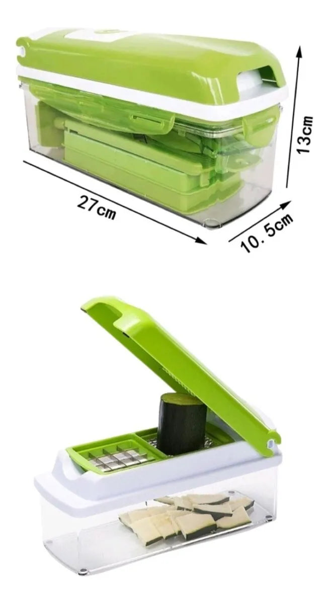 Picador Cortador Rallador Multiuso De Verduras Frutas