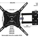 Base Soporte Para Tv De 14 Hasta 55 Pulgadas 50kg Brazo Tv C Negro