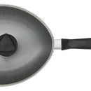 Wok Mas 24cm Tapa Vidrio A/a Imusa Talent 5861029272 Color Gris
