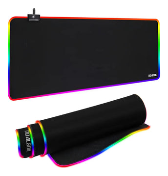 Pad Mause Gamer Rgb Largo 80 X 30cm X 4mm Color Negro