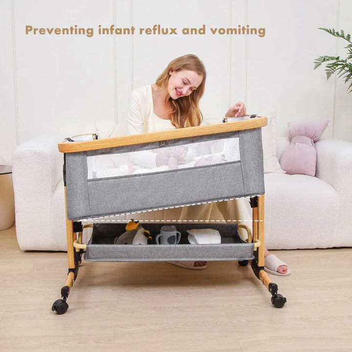 Cuna Lateral 3 En 1 Ultra Práctica Para Bebés