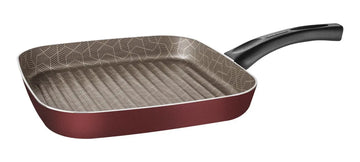 Bifera Tramontina Paris En Aluminio Con Revestimiento Intern Color Rojo