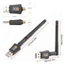 Receptor Wifi 600mbs Doble Banda Tarjeta Usb Dual 2.4-5 Ghz