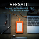 Disco duro externo LaCie Rugged STFR2000800 2TB naranja