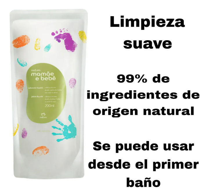 Jabón Líquido + Rep Mamá Y Bebé