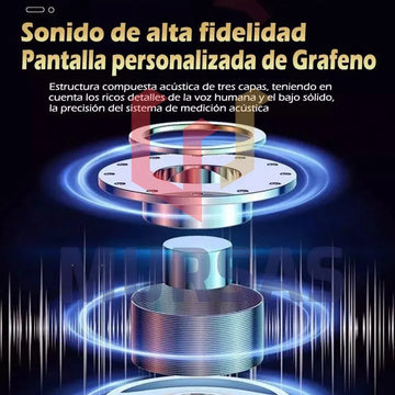 Audífono V8 Inalámbrico Negocios Conductor Larga Duración Negro
