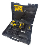 Taladro Percutor Rev/ Inalambrico + Herram Itl204 Uyustools Color Amarillo