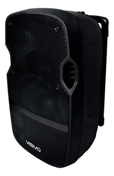 Cabina De Sonido 8 Visivo Activa Recargable 70w Color Negro