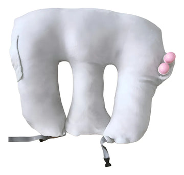 Almohada De Lactancia Para Gemelos 3 En 1 Gris Gemelar