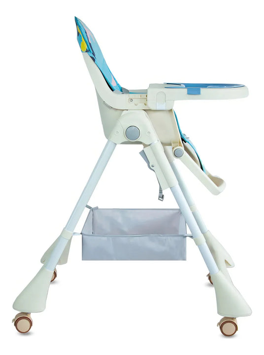 Silla Comedor Bebé colchada Ajustable En Altura 6 Posiciones Portatil ABebesit Aquarella