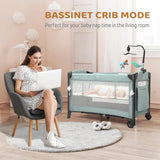 Cama De Noche 3 En 1 Para Bebé Con Colchón Y Bolsa De Transp